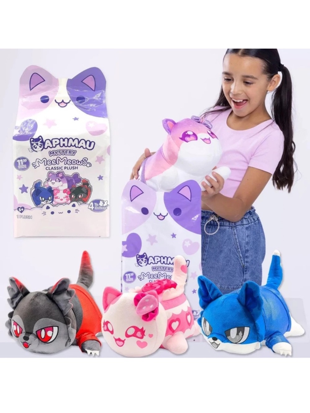 Aphmau 11" Mystery MeeMeow Large Plush FRIENDS Series 2*NEW*